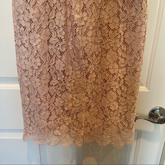 DOLCE & GABBANA
Pink Floral Lace Shift Gown Mini Dress - Picture 9 of 11